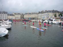 competion de Padell dans le port de Vannes